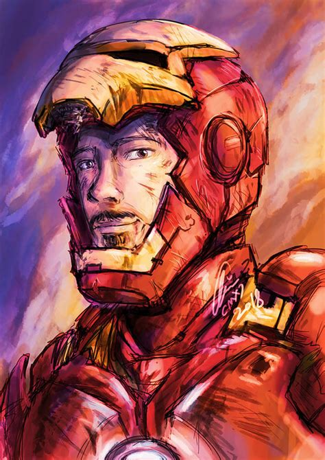 Iron Man Sketch By Akiraxcmxc On Deviantart