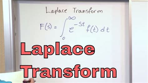 Lesson 1 Laplace Transform Definition Engineering Math Youtube