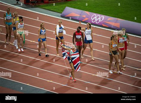 Jessica Ennis Olympics 2012 Flag Hi Res Stock Photography And Images