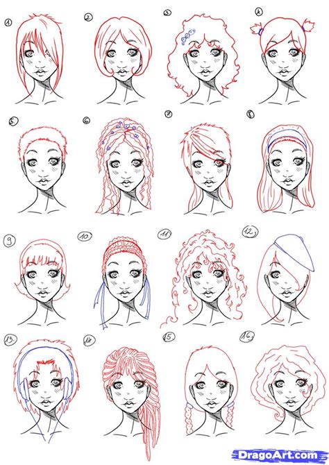 Girl Step By Step Drawing At Explore Collection Of