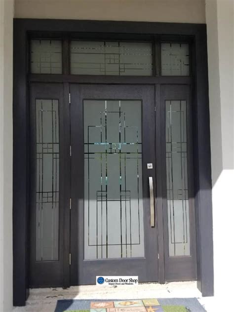 Custom Door Shop Etched Glass Doors