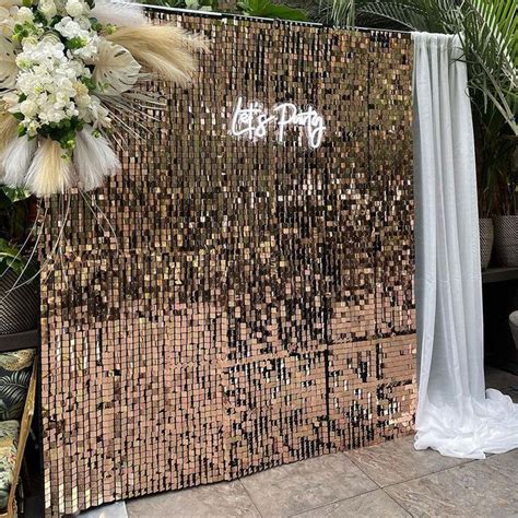 Shimmer Wall Backdrop Panels Queen Of The Decoration Favor For Event