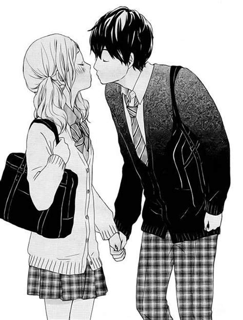 Love Kiss Couple Cute Anime Art Beautiful Pictures Funny Pictures And Best