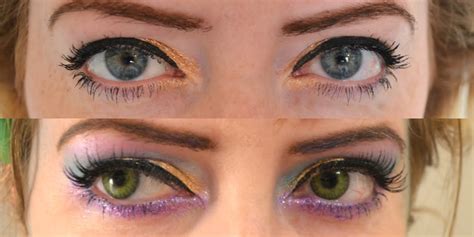 Gallery For Freshlook Green Contacts On Brown Eyes