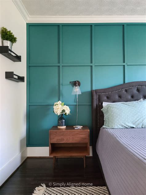 How To Create A Modern Accent Wall For Less Than 50 Simply Aligned Home