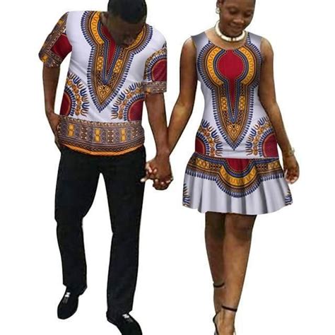 African Couple Clothing Dashiki Plus Size Clothes African Men Fashion African Fashion