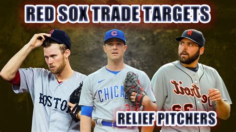 Red Sox Trade Targets Relief Pitchers Youtube