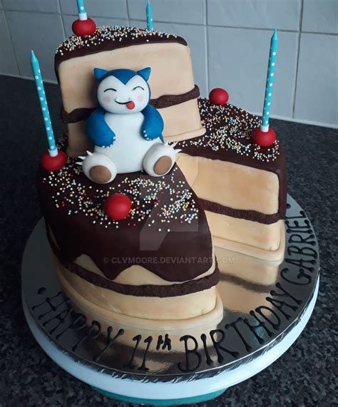 Snorlax Cake By Clvmoore On Deviantart