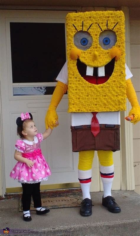 Spongebob Daddy And Bel Costume Diy Costumes Under 65 Spongebob