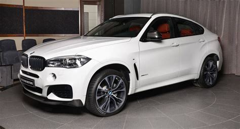 White Bmw X6 Flaunts M Performance Kit And Custom Exhaust Carscoops