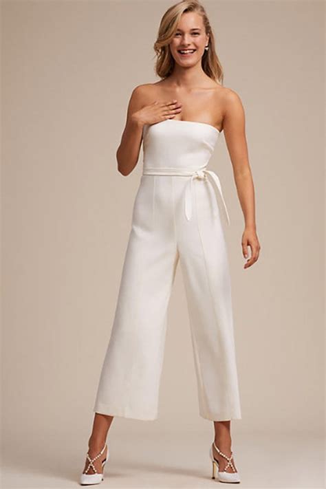 Bridal Jumpsuits Perfect For The Nontraditional Bride Junebug Weddings