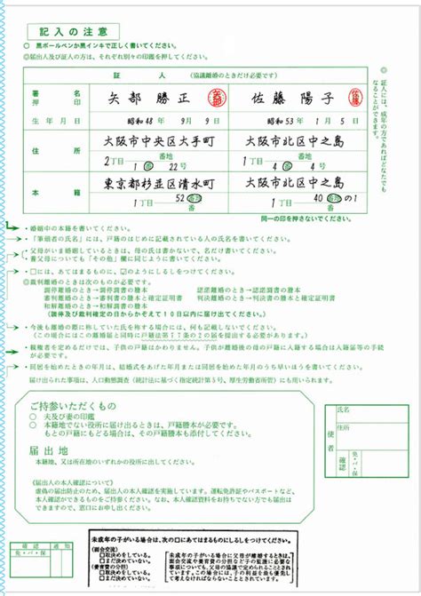 ２． 現金封筒の表面に送り先と差出人の住所氏名を記載します。 入れてからだと書きにくいので入れる前に書くのがよいです。 郵便番号は封筒の赤枠の部分に直接書きます。 上方にお届け先のおところ・おなまえ. 婚姻 届 用紙 全国 共通 ダウンロード - mariavue9's diary