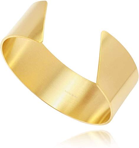 Molten Jewel 14k Plated Gold Cuff Bracelet Gold Arm Cuff