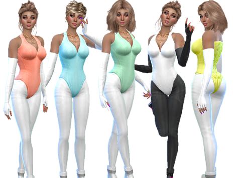 The Sims Resource Female Bodysuit