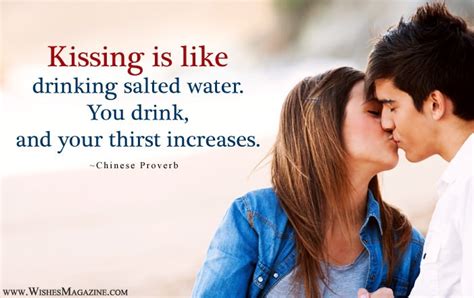 Top Kissing Quotes Sayings Collection For Couples