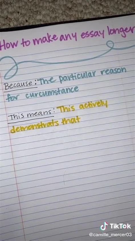 This channel (famous and satisfying toks) does not claim to own any of the. How to Make Any Essay Longer Educational TikTok Video in ...