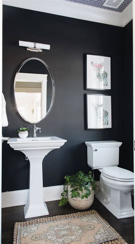 Black Bathroom Ideas COOL DRAMATIC Stylish Bathrooms Powder Room Remodel Bathroom