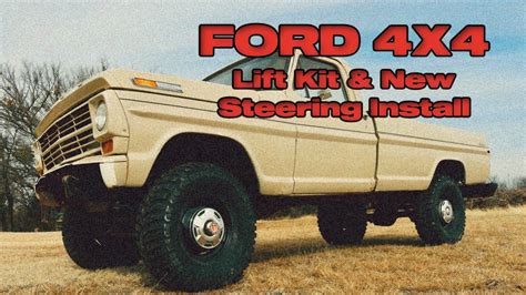 F100 Steering Wheels Tires And Suspension Upgrades Youtube