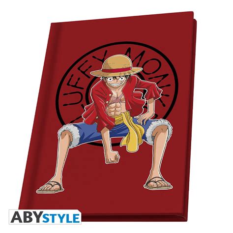 One Piece Monkey D Luffy Journal 3 Pack T Set