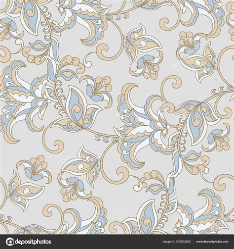 Damask Seamless Floral Vector Pattern Stock Vector Image By ©meduzzza