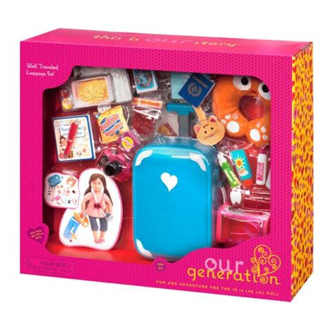 Bd37157a Well Traveled Luggage Set Single 023x In 2020 Our Generation Dolls Our Generation