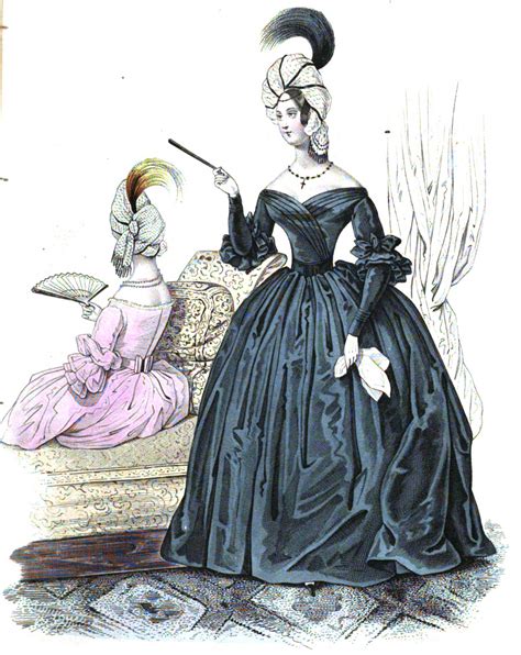 19th Century Historical Tidbits 1837 French Fashions