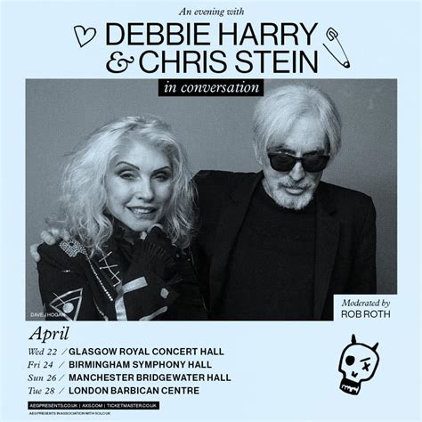 An Evening With Debbie Harry And Chris Stein In Conversation Blondie