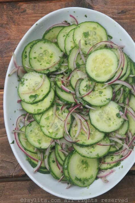 Ensalada De Pepino Recetas De Laylita