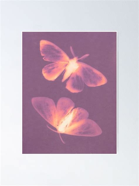 Y2k Butterflies Pink Poster By Sabrinamerg Redbubble