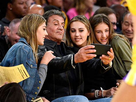 Sylvester Stallone Proud After Daughters Sophia Sistine And Scarlet