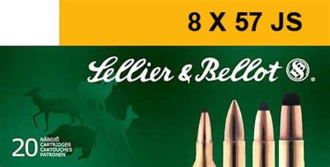 Sellier And Bellot Rifle 8mm Mauser 8x57mm Js 196 Gr Soft Point Cut