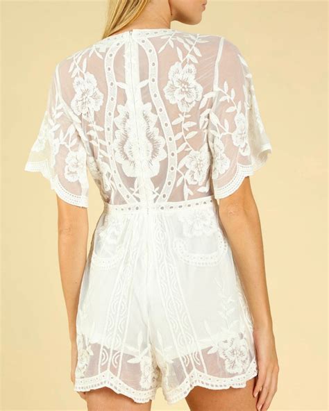 bohemian embroidered lace romper honey punch s wild honey wishlist shop hearts