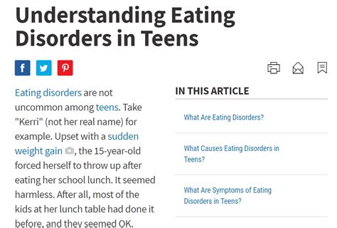 Eating Disorders In Teens Uplift Families