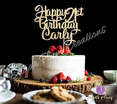 Buy Custom Happy Birthday Cake Topper Personalized Birthday Cake