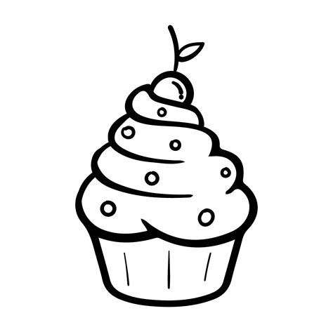 5 Best Printable Birthday Cupcake Outlines