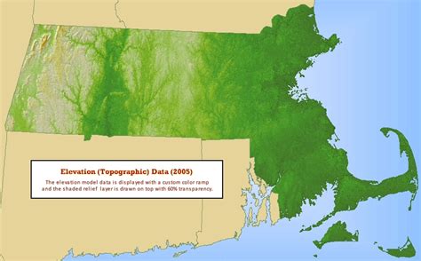 Elevation Map Massachusetts Zip Code Map