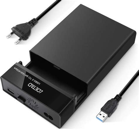 Loetad Caja Disco Duro Carcasa Disco Duro Externo Usb Con Uasp Para Hdd Ssd Sata I