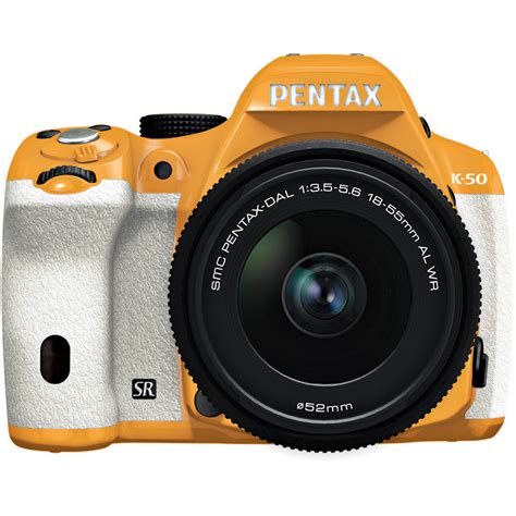 Pentax K 50 Digital Slr Camera With 18 55mm F35 56 Lens 09857