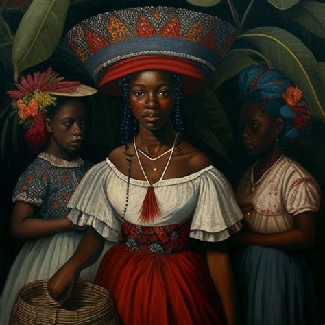 Jameysinanan Painting 17th Century Caribbean Folklore