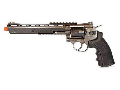 Black Ops Exterminator Revolver 8 Barrel Air Pistol 177 Cal Bb Aged