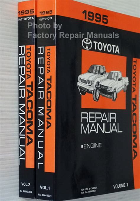 1995 Toyota Tacoma Factory Service Manual Set Original Shop Repair