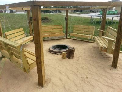 Since the fire pit is sunken i used 4 inch pvc with a cast. Porch Swings Fire Pit Circle - Porch Swings - Patio Swings ...
