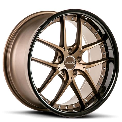 Xix Wheels X61 Matte Bronze Gloss Black Lip Wheelplususa