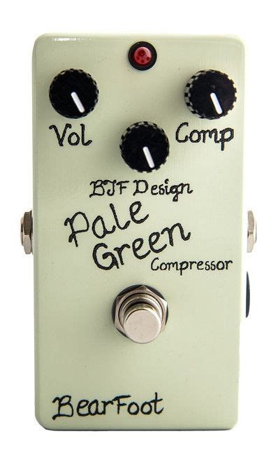 Bearfoot Fx Pale Green Compressor V Effects Pedals Guitar Effects