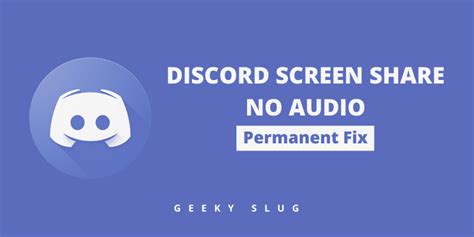 Solved Discord Screen Share No Audio Issue Permanent Solution 2020