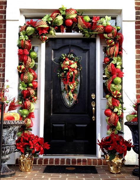 While there's nothing wrong with putting a simple wreath up on. 50 Best Christmas Door Decorations for 2017