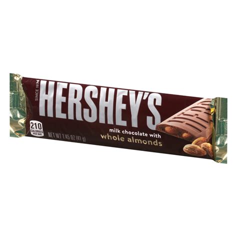 Hersheys Milk Chocolate With Almonds Candy Bar Hy Vee Aisles Online