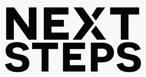 Next Steps Logo Black Logo Next Step Png Transparent Png Kindpng