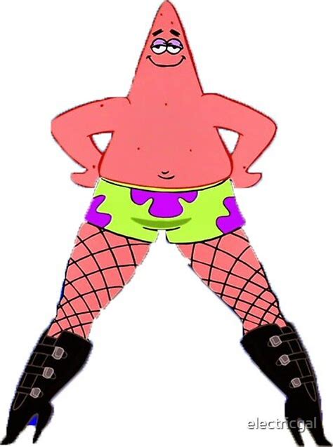 Patrick Star Fishnets By Electricgal Redbubble