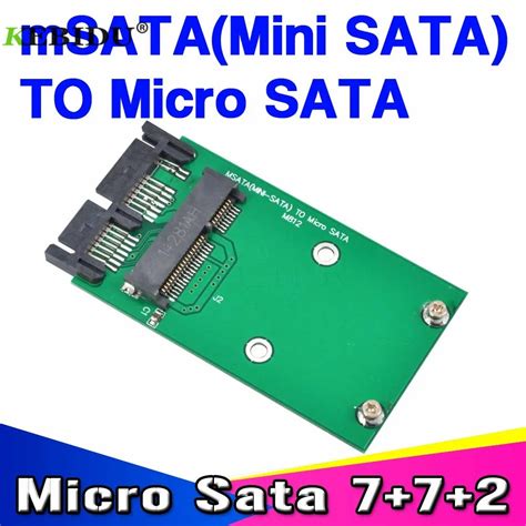 Kebidu Newest Msata To MSata PCI E Express SSD 1 8 To 2 5 Micro SATA